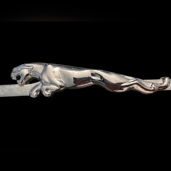 Vintage Jaguar Sand finished Chrome license plate - Picture 2 of 3